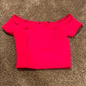 Red Crop Top